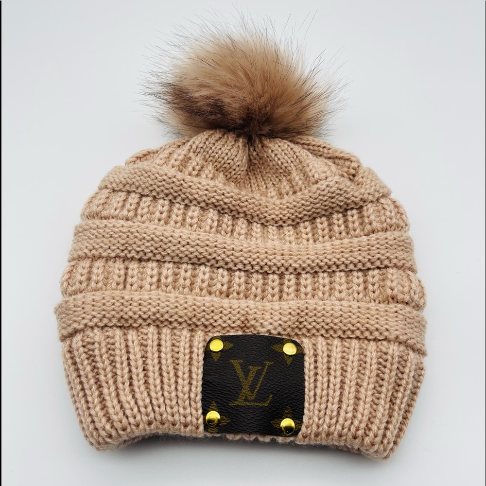 Upcycled Luxury Brand Beanie